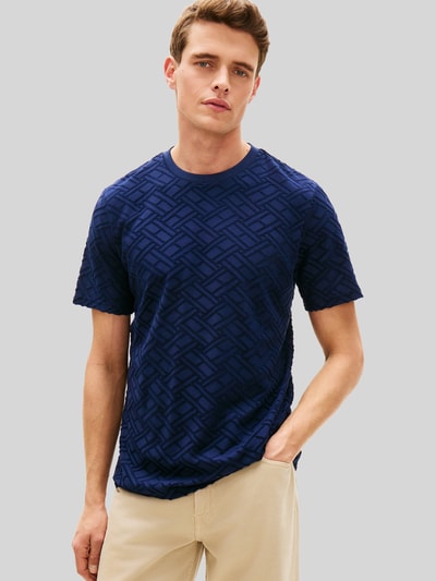 Tommy Hilfiger Regular Fit T-Shirts aus reiner Baumwolle Marine 4