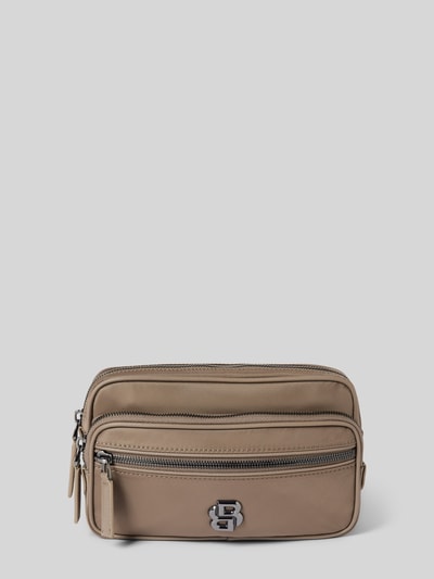 BOSS Bauchtasche mit Logo-Applikation Modell 'Icon' Taupe 2