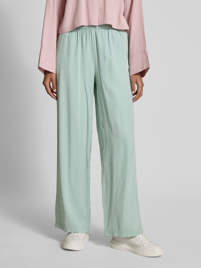 Only Spodnie szerokie z mieszanki wiskozy model ‘ARIS LIFE’ Miętowy 4