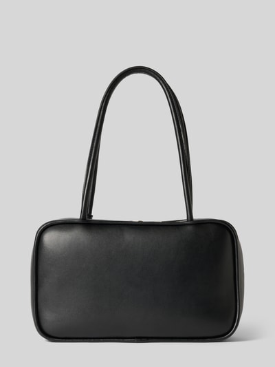 Produktfoto, Henkeltasche in Lederoptik Modell 'JODI_DUFFLE' von HUGO, schwarz, Label-Applikation, Tragehenkel, Reißverschluss, Hauptfach, Einschubfach
