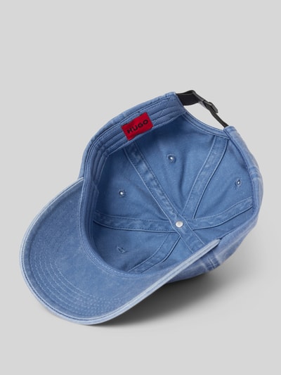 HUGO Basecap mit Label-Stitching Modell 'Mett' Jeansblau 2