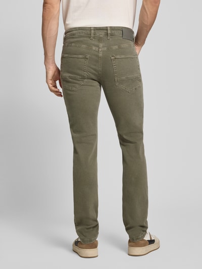 MAC Straight Fit Jeans mit 5-Pocket-Design Modell 'ARNE' Schilf 5