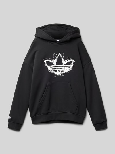 adidas Originals Hoodie mit Label-Print Black 1