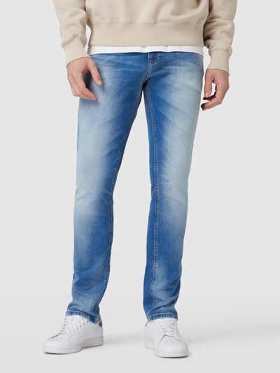 Tommy Jeans Slim fit jeans met labeldetail Lichtblauw - 4