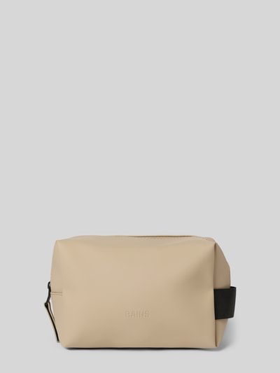 RAINS Toilettas met logo Beige - 3
