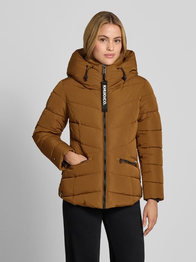 khujo Steppjacke mit Kapuze und Label-Detail Modell 'HERSCH2' Hazel 4
