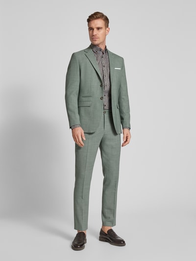 SELECTED HOMME Slim fit 2-knoops colbert met klepzakken, model 'OASIS' Mintgroen - 1