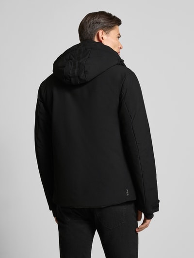 LUHTA Gewatteerd jack met capuchon, model 'KARRAVAARA' Zwart - 5