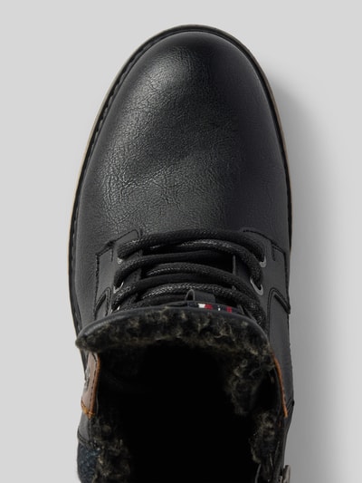 Tom Tailor Schnürstiefel in Lederoptik Modell 'OLWIN' Black 3