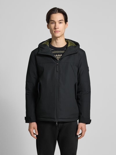 Tommy Hilfiger Regular Fit Funktionsjacke mit Kapuze Black 4