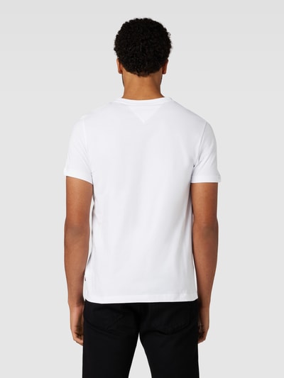 Tommy Hilfiger T-Shirt mit Label-Print Weiss 5