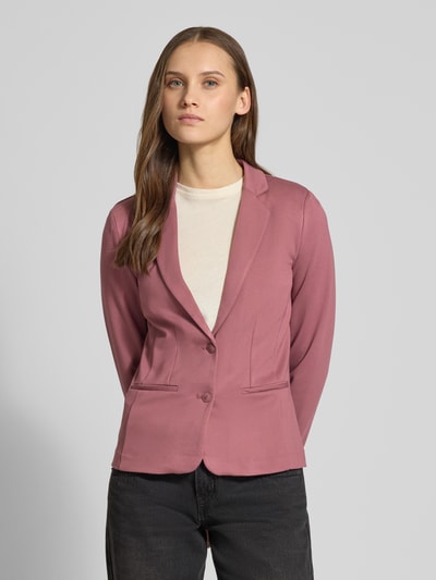 ONLY Taillierter Kurzblazer aus Viskose-Mix Modell 'POPTRASH' Mauve 4