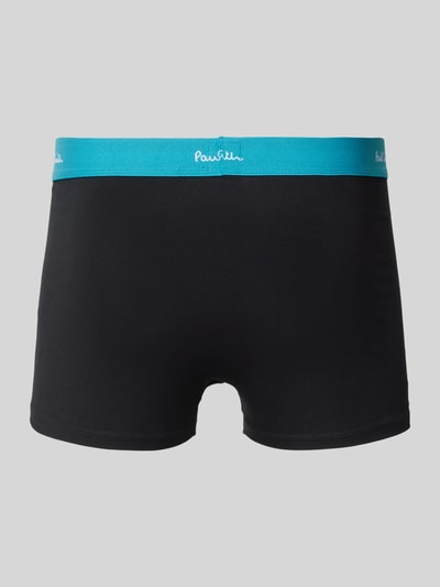 PAUL SMITH Trunks mit elastischem Logo-Bund im 3er-Pack Black 3