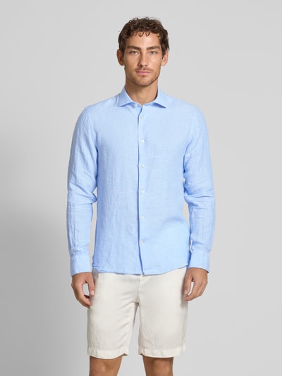 Matinique Regular Fit Freizeithemd aus reinem Leinen Modell 'Marc' Hellblau 4