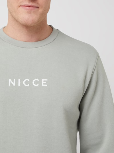 Nicce London Bluza z logo  Miętowy 3