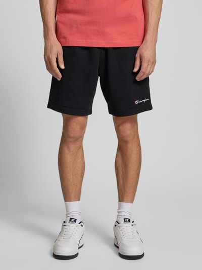 CHAMPION Relaxed Fit Shorts mit Label-Stitching Modell 'ICONS' Black 4