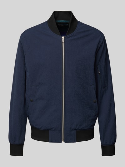 PAUL SMITH Bomberjacke mit Strukturmuster Marine 2