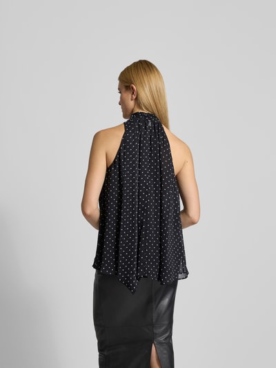 ROTATE Bluse mit floralem Allover-Print Black 5