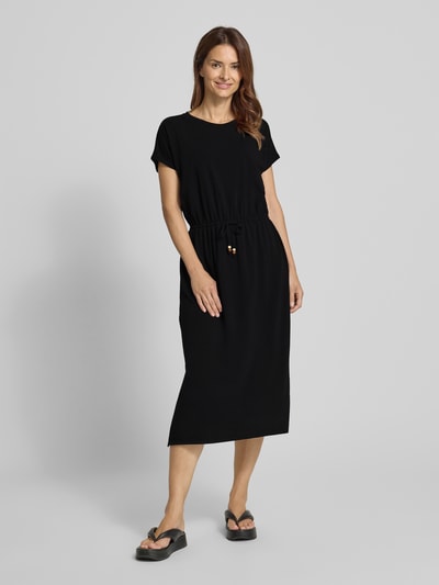 s.Oliver RED LABEL Relaxed fit midi-jurk van katoen met stretch  - 1