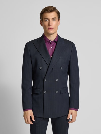 SELECTED HOMME Slim Fit Anzugsakko mit Viskose-Anteil Modell 'PETER' Marine 4