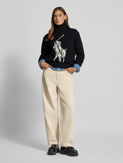 Polo Ralph Lauren Golf z wełny z motywem BLACK 1