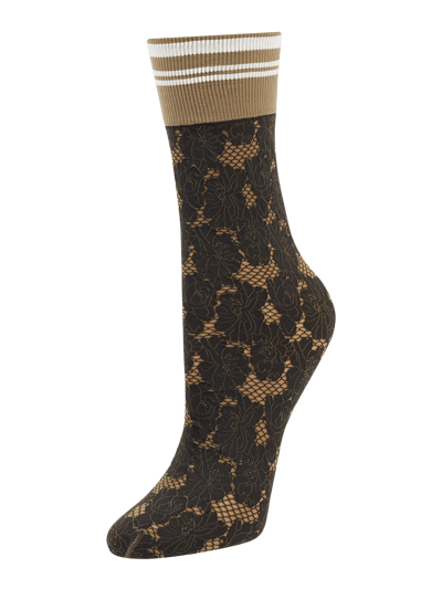 Wolford Socken mit Stretch-Anteil Modell 'Dakota' - 20 DEN  Oliv 1