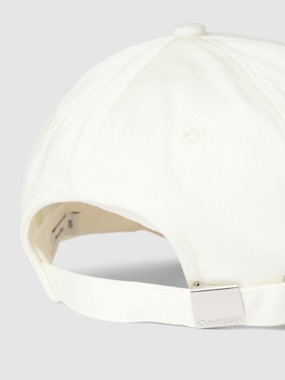 CK Calvin Klein Cap mit Label-Detail Offwhite 3