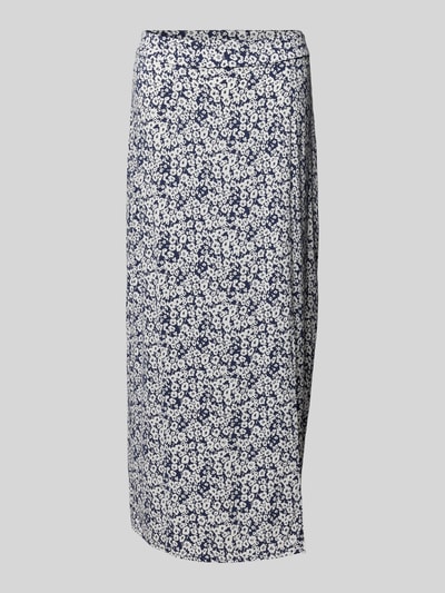Only Spódnica midi z kwiatowym wzorem model ‘PIPER’ Granatowy 2