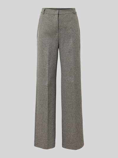 Weekend Max Mara Straight leg broek met katoen, model 'ZELOTA' Middengrijs gemêleerd - 2