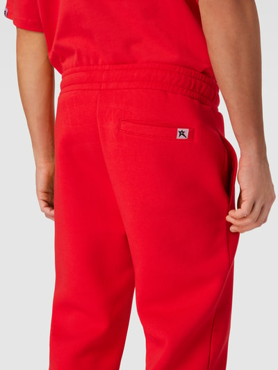 REVIEW Sweatpants mit Strasssteinbesatz Rot 3