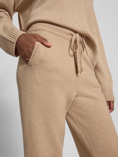 Juvia Relaxed Fit Sweatpants mit Kaschmir-Anteil Camel 3