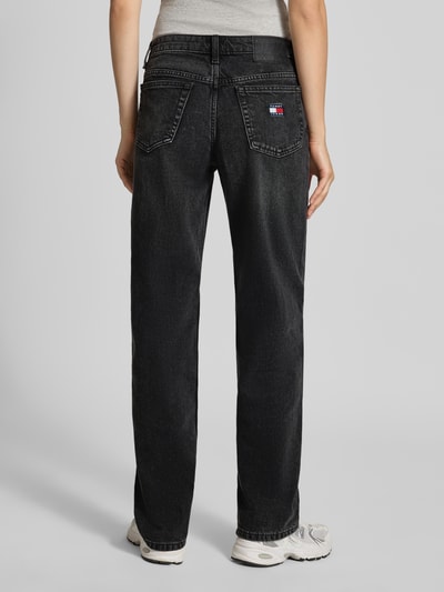 Tommy Jeans Straight Fit Jeans aus Baumwoll-Mix Black 5