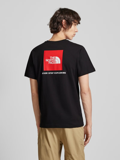 The North Face T-shirt z nadrukiem z logo model ‘REDBOX’ Czarny 5