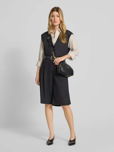 Liu Jo White Satchel Bag mit Steppnähten Black 1