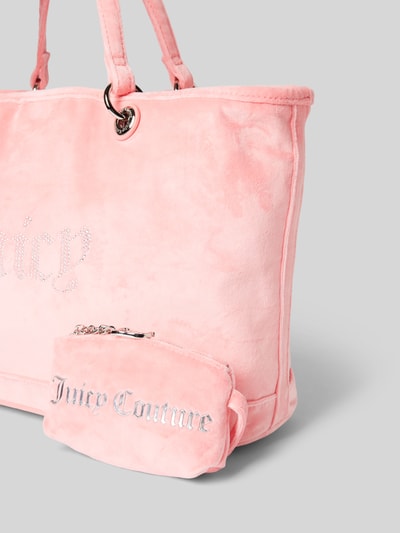 Juicy Couture Torba shopper z obszyciem ozdobnymi kamieniami model ‘KIMBERLY’ Mocnoróżowy 3