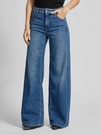 Cambio Wide leg jeans in 5-pocketmodel Blauw - 4