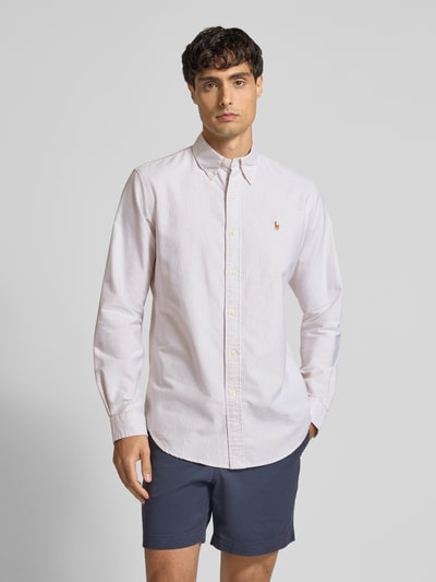 Polo Ralph Lauren Custom fit vrijetijdsoverhemd met button-downkraag Beige - 4