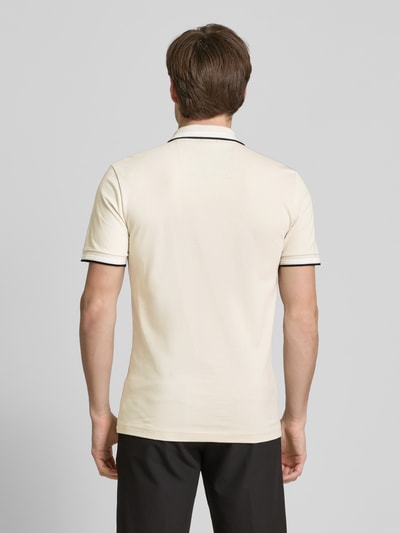 BOSS Green Poloshirt mit Label-Detail Modell 'Paul' Beige 5