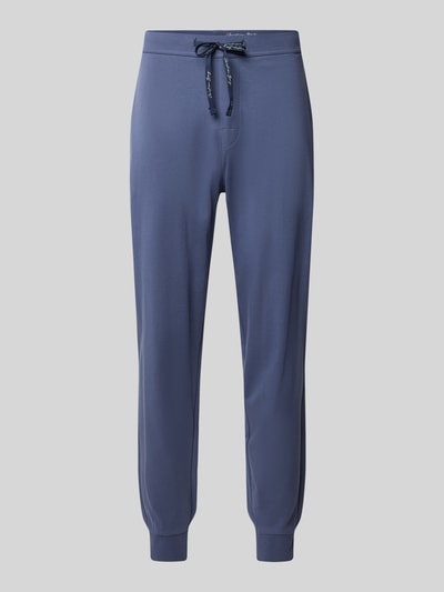 Christian Berg Men Relaxed Fit Sweatpants mit Tunnelzug Rauchblau 2