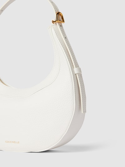 Coccinelle Handtasche aus Leder mit Label-Detail Modell 'WHISPER' Weiss 3