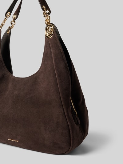 MICHAEL Michael Kors Handtasche aus echtem Leder Modell 'ELLIE' Dunkelbraun 2