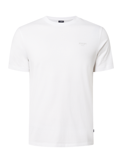 JOOP! Jeans T-shirt z bawełny model ‘Alphis’  Biały 1