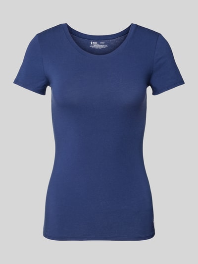 Polo Ralph Lauren Pyjama-Oberteil mit Logo-Stitching Dunkelblau 1