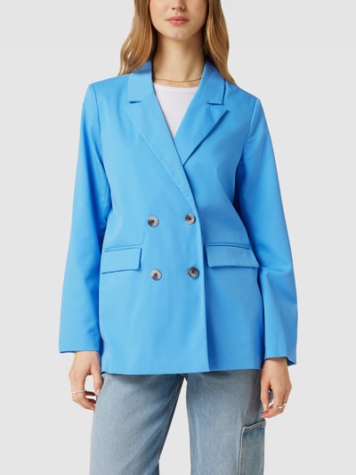 Pieces Blazer mit Reverskragen Bleu 4