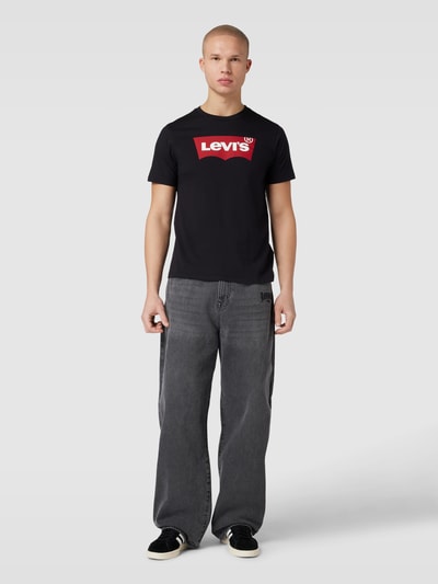 Levi's® T-shirt z nadrukiem z logo Czarny 1