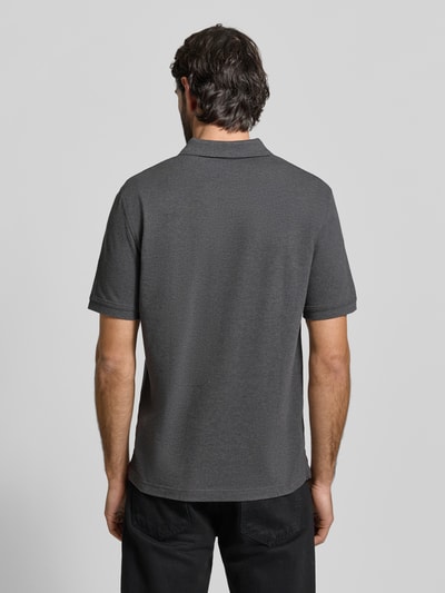GANT Koszulka polo o kroju regular fit z wyhaftowanym logo Ciemnoszary 5