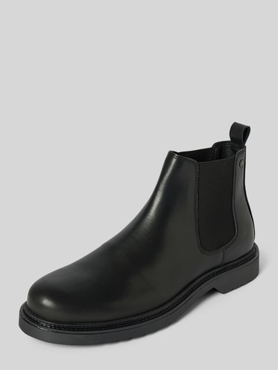 Jack & Jones Chelsea boots van echt leer Zwart - 1