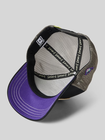 Capslab Trucker-pet met motiefpatch, model 'CAPSLAB' Zwart - 2