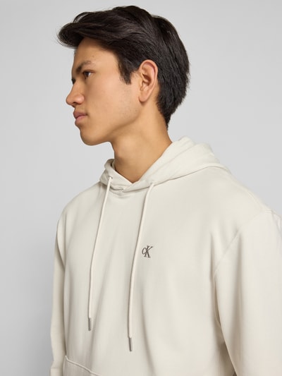 Calvin Klein Jeans Hoodie mit Kapuze Offwhite 3