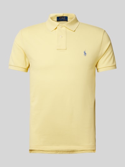 Polo Ralph Lauren Poloshirt mit Label-Stitching Dunkelgelb 1